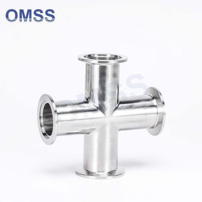 バキュームフィッティング KF 均質クロス 4方向アダプター 半導体アクセサリー KF25 クロス KF40 不鋼 SS304 SS316L KF Fla