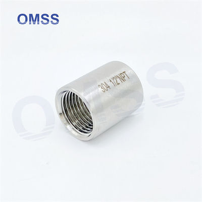 316L ステンレス鋼 1/8&quot;-3&quot; NPT ロープ付き フルカプリングパイプフィッティング